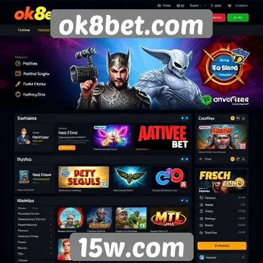 Avaliação da interface do usuário no site ok8bet